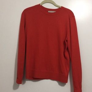Everlane tomato crewneck sweater!